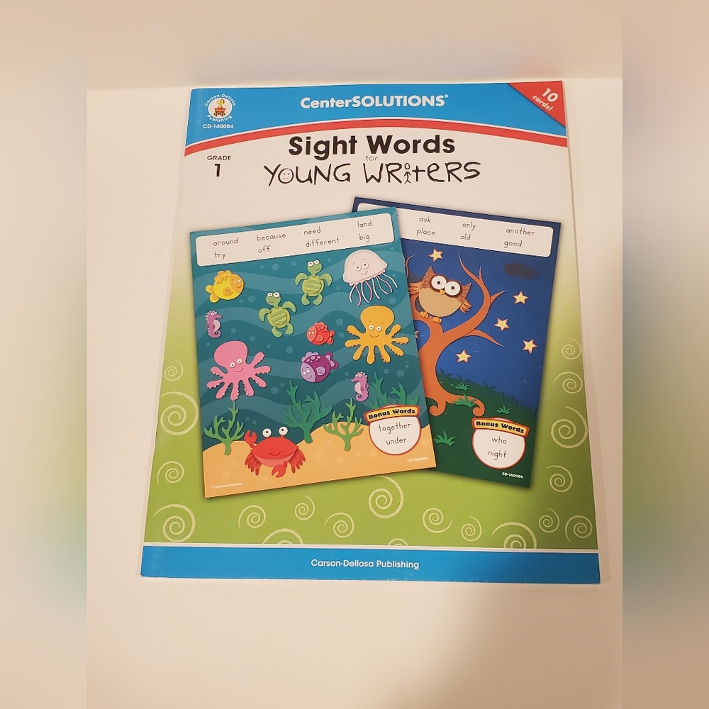 CenterSOLUTIONS Sight Words Workbook